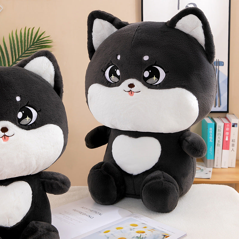 Cute Black Cat Plush Toy Cartoon Doll Toy Sofa Cushion Bed Sleeping Children Girls Gift Wholesale