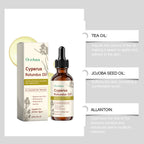 OCEAURA Cyperus rotundus hair removal essential oil: Gentle cleansing and moisturizing daily care oil for body skin.