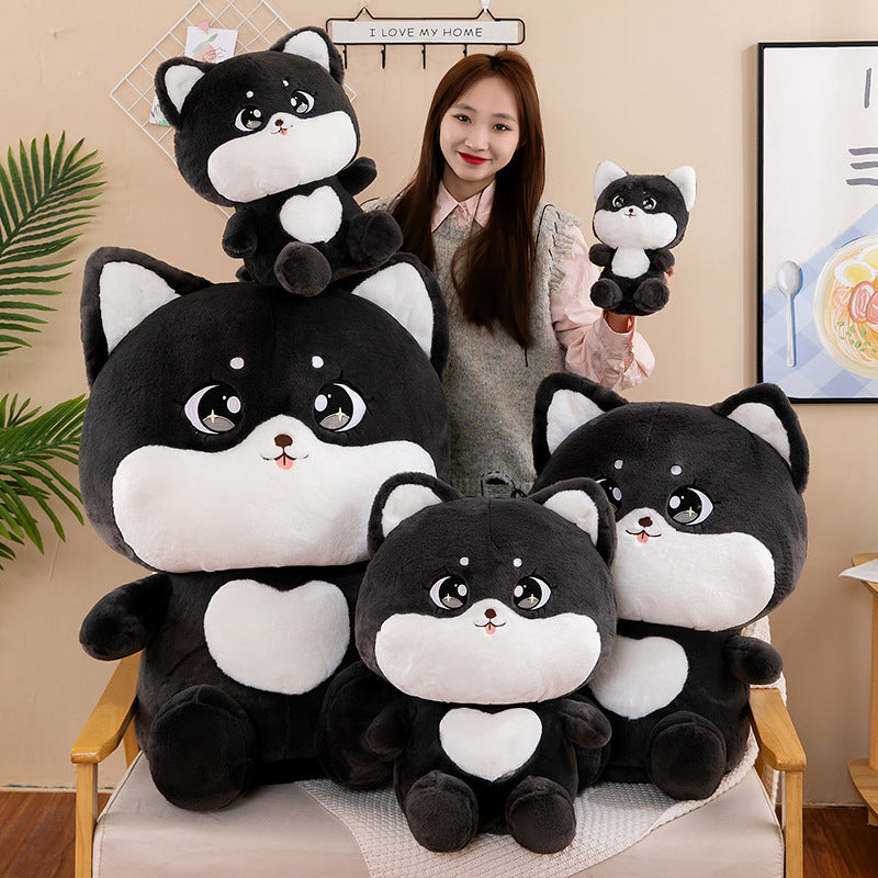Cute Black Cat Plush Toy Cartoon Doll Toy Sofa Cushion Bed Sleeping Children Girls Gift Wholesale