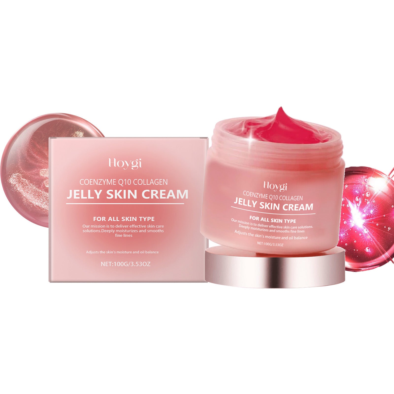 HOYGI Collagen Jelly Cream - Hydrating, Nourishing, and Brightening Facial Moisturizer