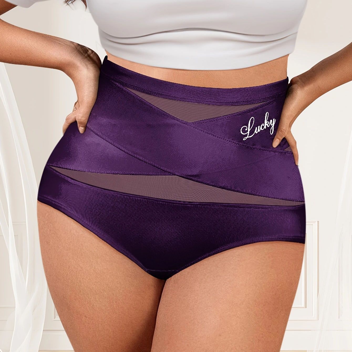 Amazon high-waisted seamless shaping waist trainer and tummy control pants for postpartum belly slimming and butt lifting plus size women's shapewear