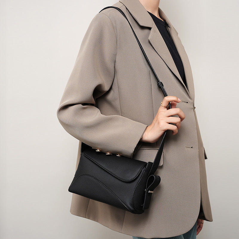Genuine leather large capacity underarm bag women 2025 summer new versatile shoulder crossbody tote bag