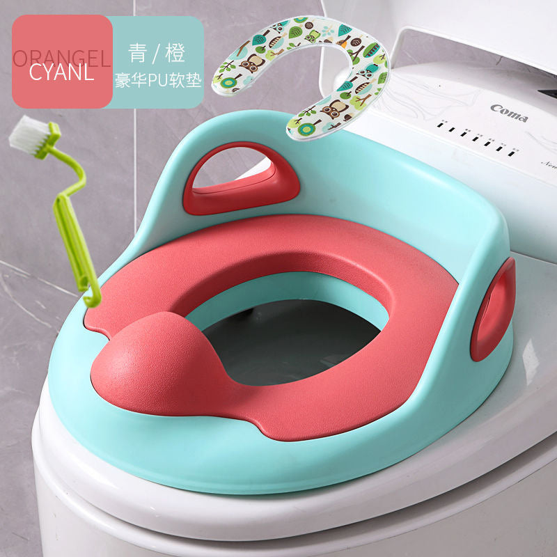 Children's toilet seat baby toilet seat children boys and girls enlarged toilet cushion infant toilet seat