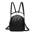 2023 new simple first layer cowhide backpack women's versatile genuine leather multi-layer lightweight high-end small backpack