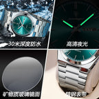 Men's Ultra-Thin Quartz Watch - Waterproof, Luminous