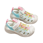 Girls shoes closed toe sandals 2024 summer new children's soft bottom sports shoes boys beach shoes summer style for middle and large children