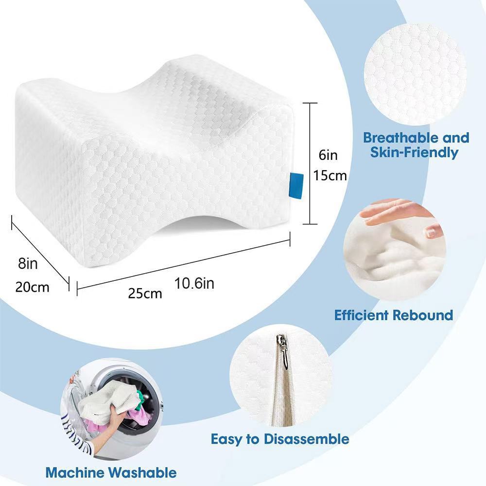 Amazon wholesale memory foam leg pillows, knee pillows, footrests, pregnancy leg pads, pressure-relieving foot mats, yoga leg pillows