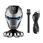Hiena 7-Blade Electric Shaver – Rechargeable Bald Head Razor | Aladinae