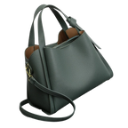 Soft leather women's handbag, 2025 style, basket-style, high-end shoulder bag, crossbody bag, versatile bucket bag.