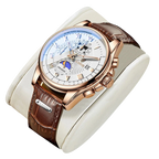 Men's Moon Phase Chronograph Watch – Quartz | Aladinae