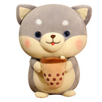 New Arrival Milk Tea Dog Plush Toy Large Doll Ragdoll Girls Children Gifts Cute Wholesale