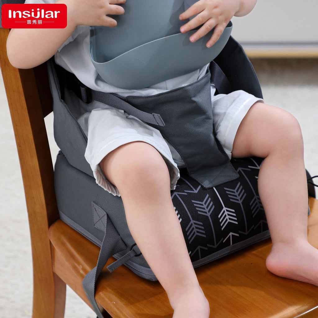 Portable folding child seat booster cushion for baby dining chair booster cushion for children