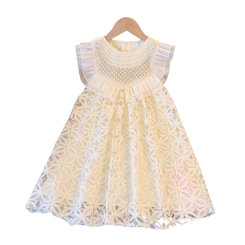 Girls' Princess Vest Summer Dress