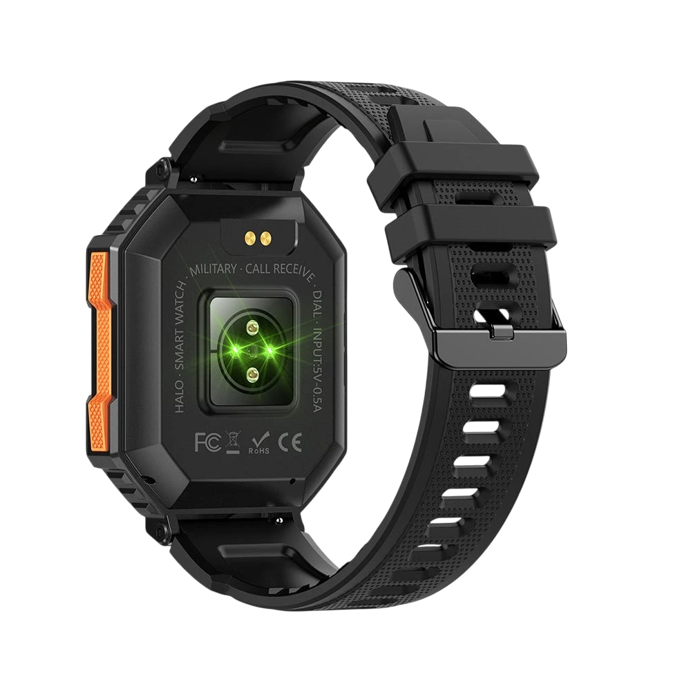 Foreign trade wholesale outdoor three-proof KR80 compass altitude barometer Bluetooth music phone men's smart watch