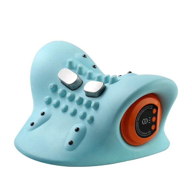 Manufacturer direct sales cervical massager adult cervical repair traction portable neck head acupoint massage pillow