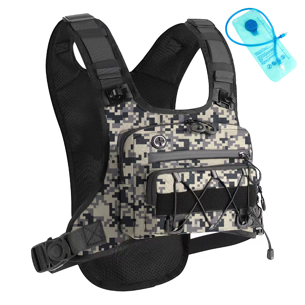 New tactical chest pack, multi-functional trail running bag, travel portable hiking bag, cycling backpack, Amazon bestseller.