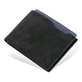 Men's Black Multi-Card Wallet - PU, Ultralight