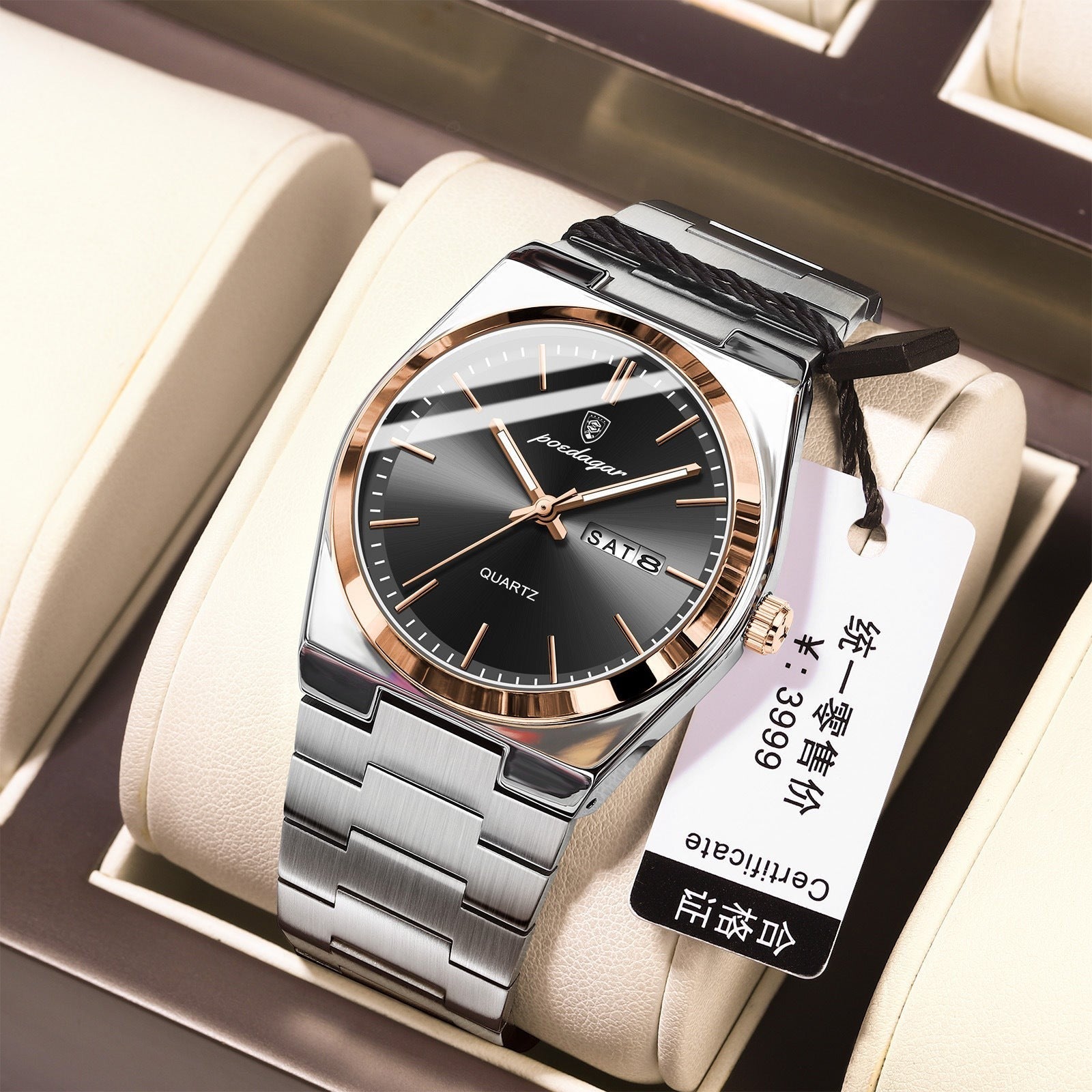 Men's Ultra-Thin Quartz Watch | Aladinae