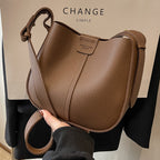 Cross-border all-match small bag for women 2025 spring and summer new fashion shoulder messenger bag retro commuter mother-and-child bucket bag