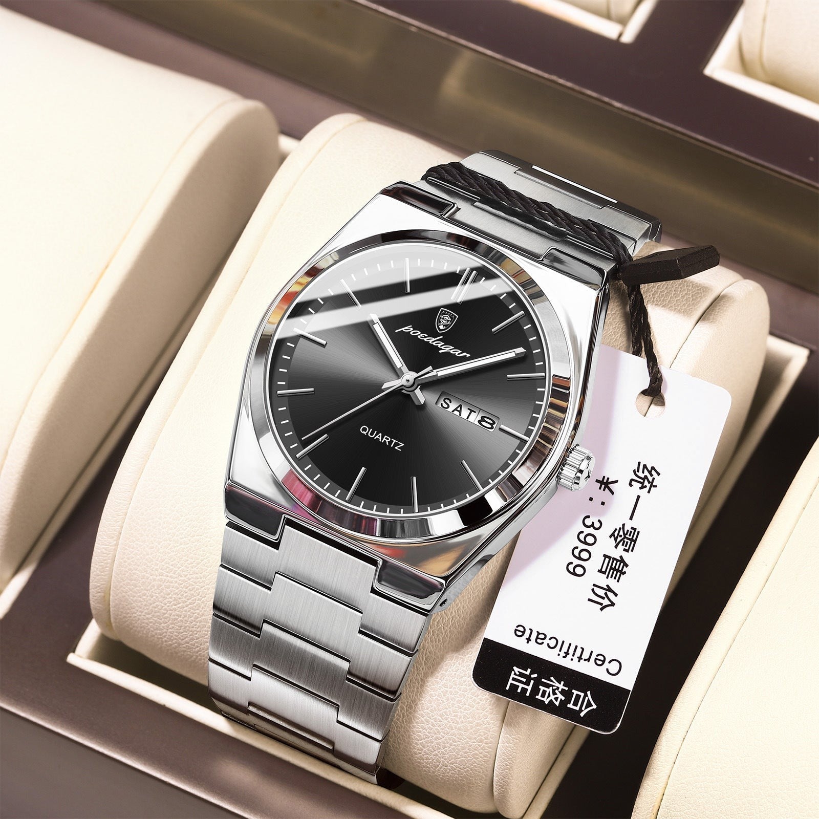 Men's Ultra-Thin Quartz Watch | Aladinae