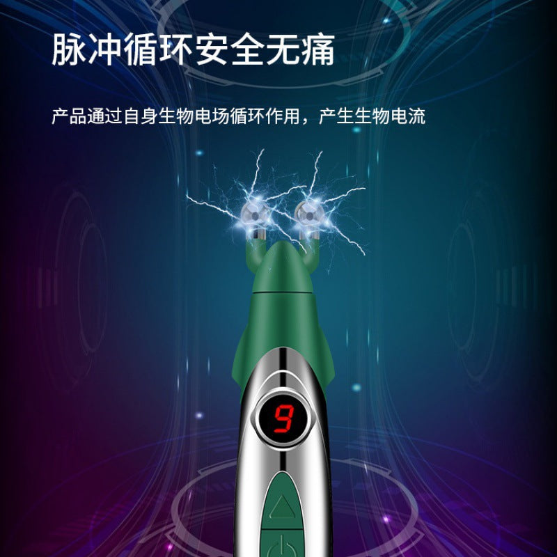 HempvanaRocket muscle massage therapy pen acupuncture pen electric meridian dredging electrotherapy pen