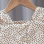 Foreign trade girls summer suit baby fashionable vest infant children summer outerwear shorts thin manufacturers