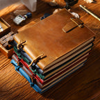 Cross-border retro handmade cowhide leather strap notepad notebook painting book hand-painted sketch book spot