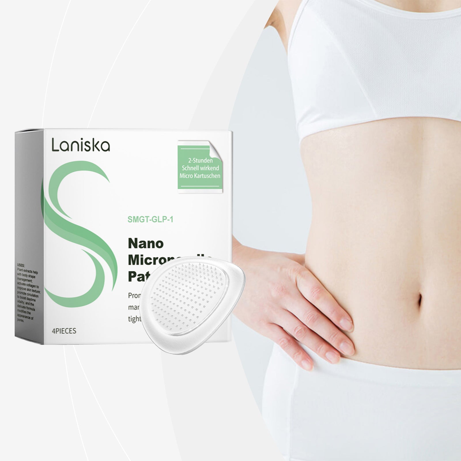 LANISKA slimming care patch daily gentle and comfortable body skin care massage body care patch