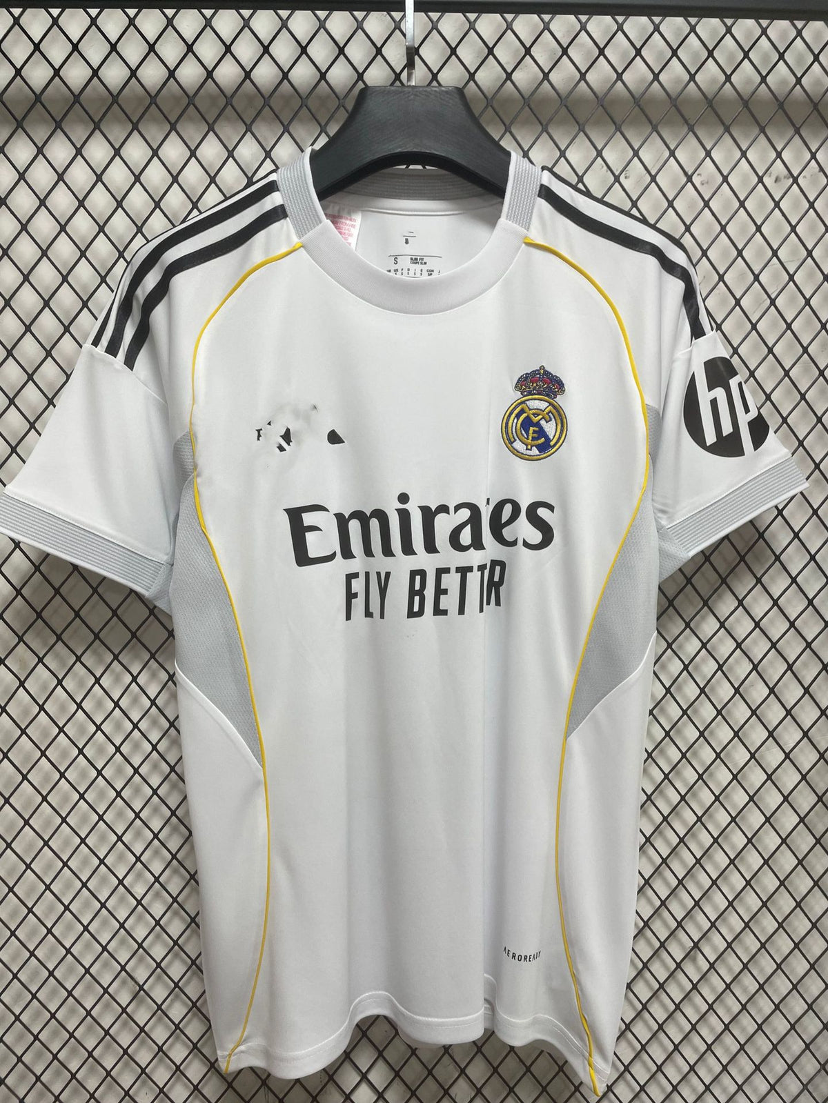 Men's Short-Sleeve Football Jersey - Polyester, Striped
