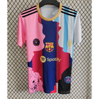 Men's Short-Sleeve Football Jersey - Polyester, Striped