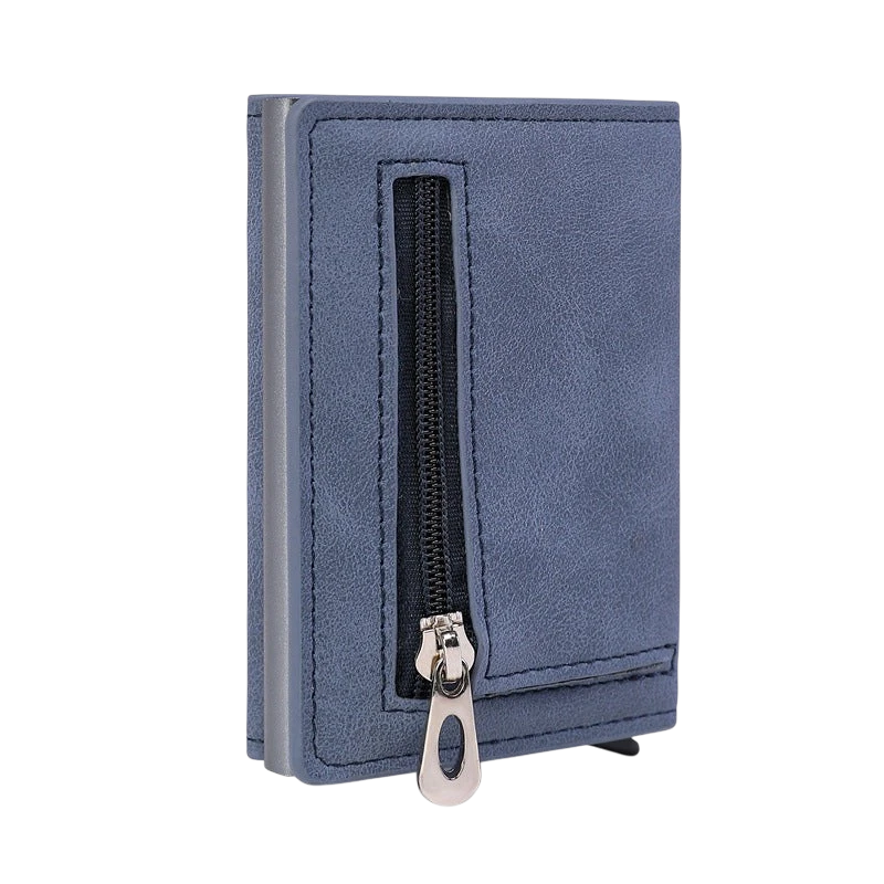 RFID Blocking Card Holder – PU Leather Wallet | Aladinae