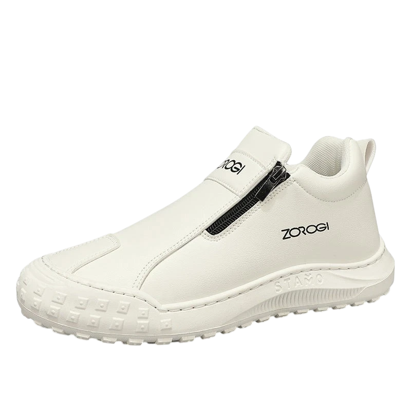 Men's Slip-On Safety Work Shoes – Side Zip | Aladinae
