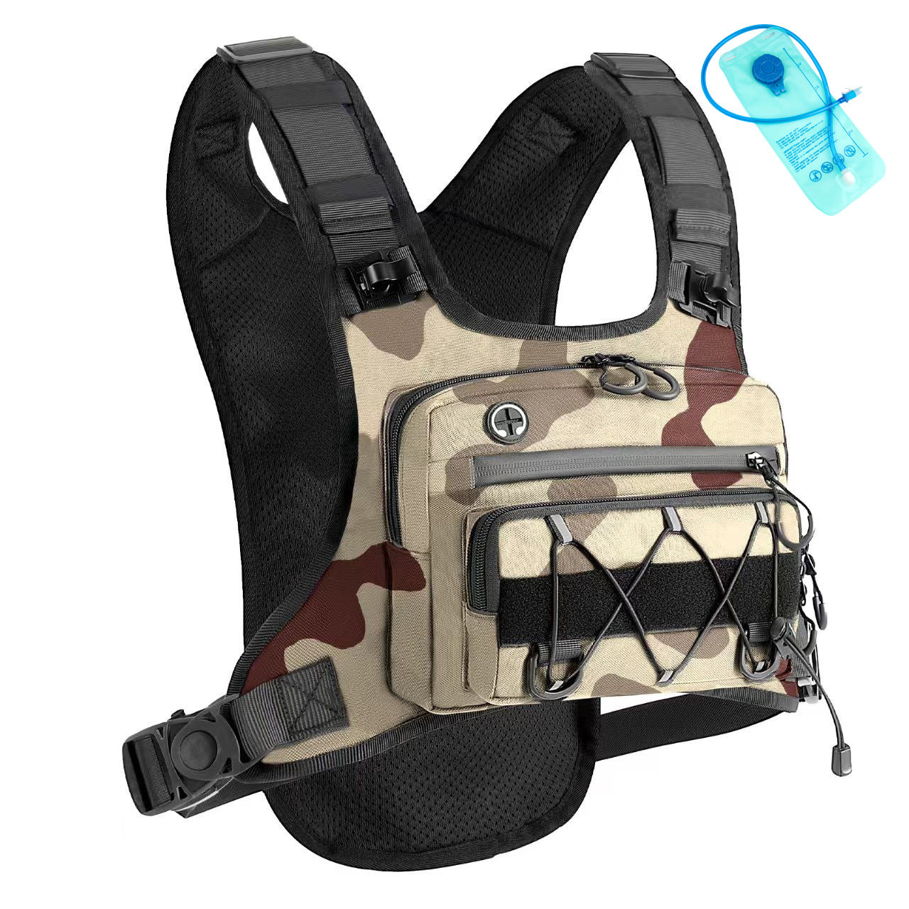 New tactical chest pack, multi-functional trail running bag, travel portable hiking bag, cycling backpack, Amazon bestseller.