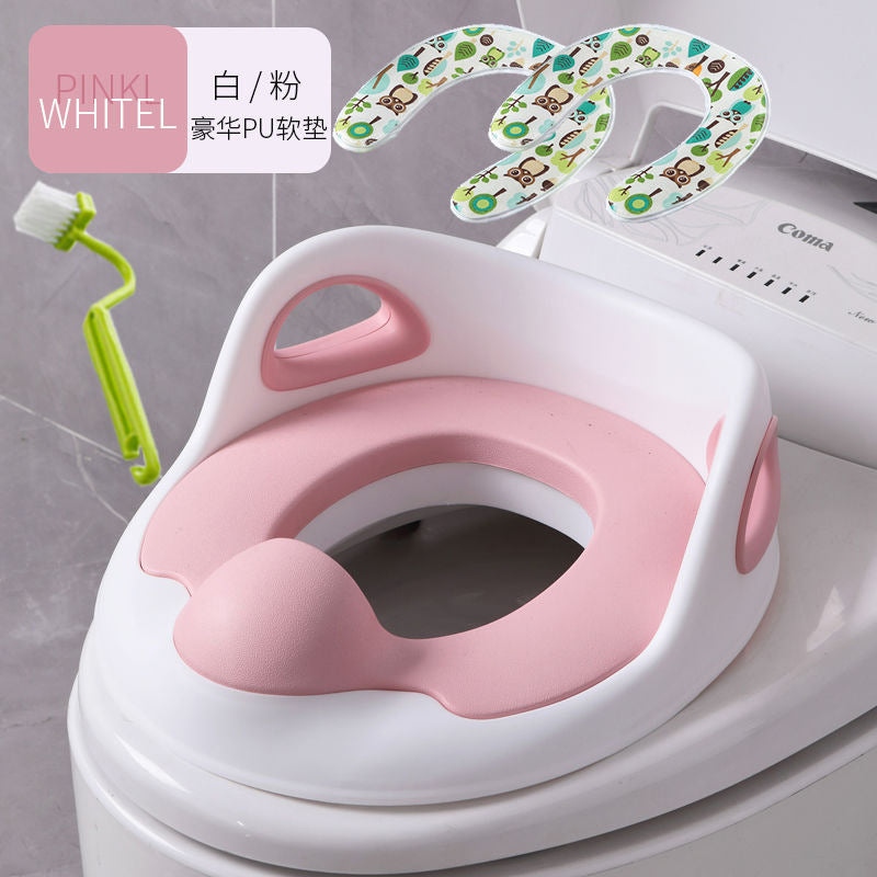 Children's toilet seat baby toilet seat children boys and girls enlarged toilet cushion infant toilet seat