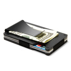 Aluminum Alloy Carbon Fiber Card Holder - RFID Blocking
