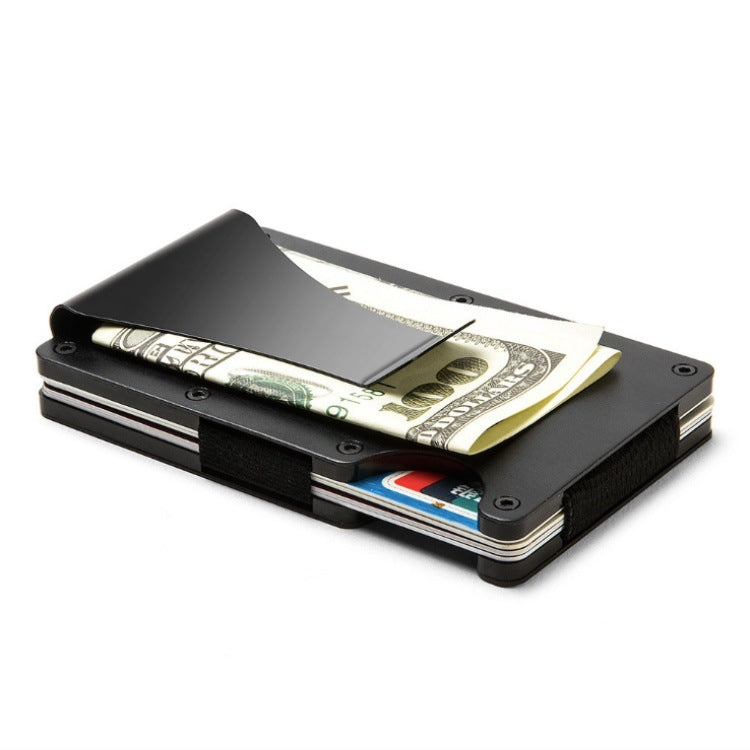Aluminum Alloy Carbon Fiber Card Holder - RFID Blocking