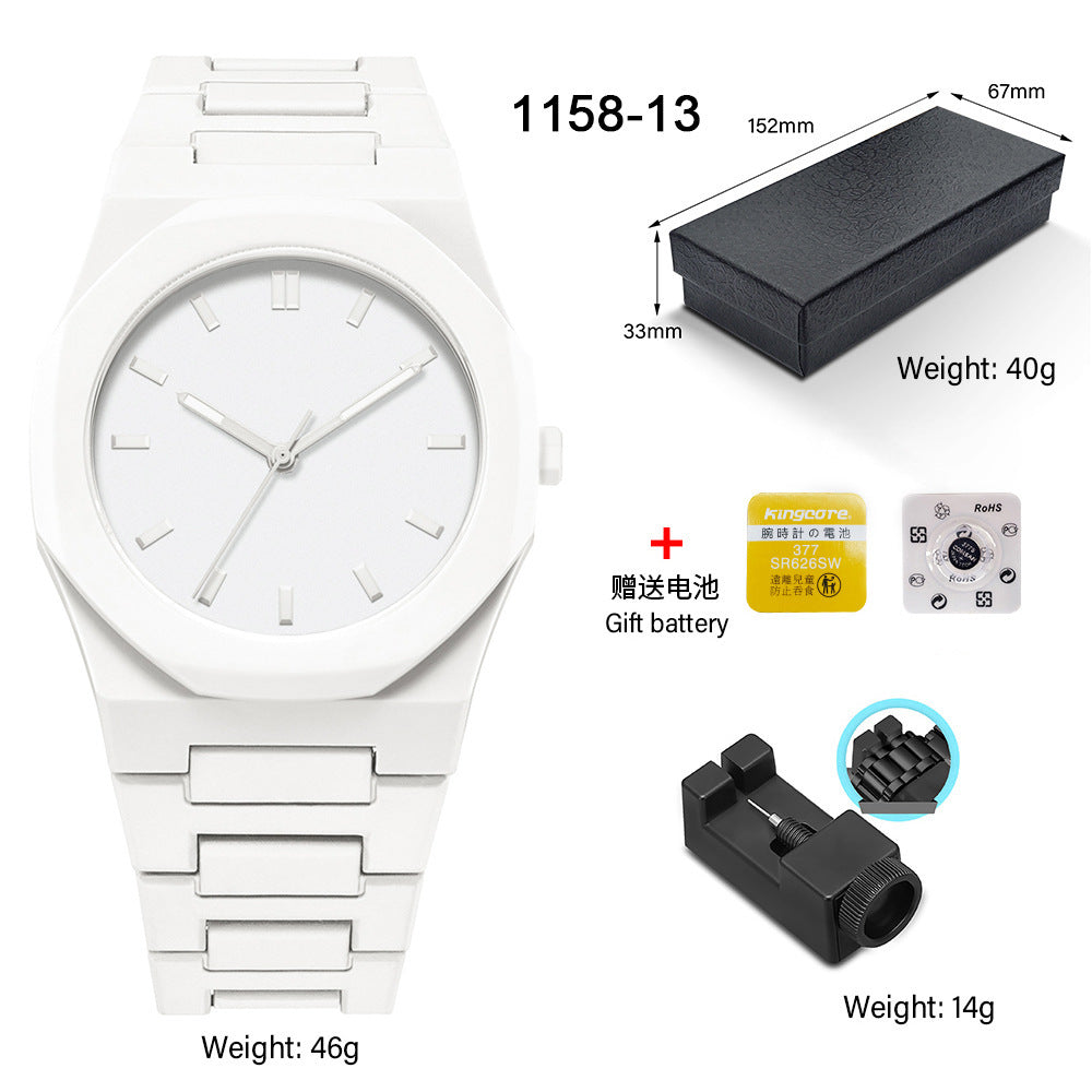 SHUAIKE new personality fashion large dial women's watch candy color trend fashion watch decorative color watch