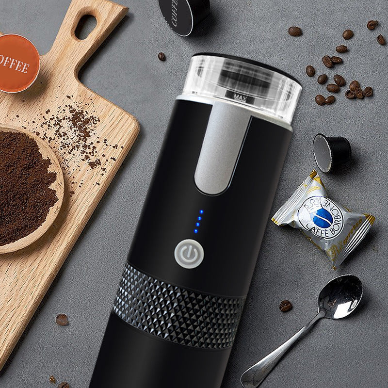 Portable wireless electric coffee machine coffee powder capsule charging outdoor travel car coffee machine cross-border Amazon