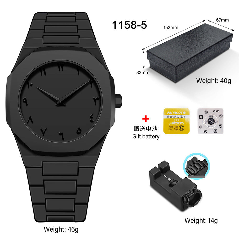 SHUAIKE new personality fashion large dial women's watch candy color trend fashion watch decorative color watch