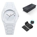 Women's Large Dial Watch - Plastic Strap