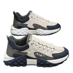 Men's Khaki Thick Sole Casual Sneakers | Aladinae
