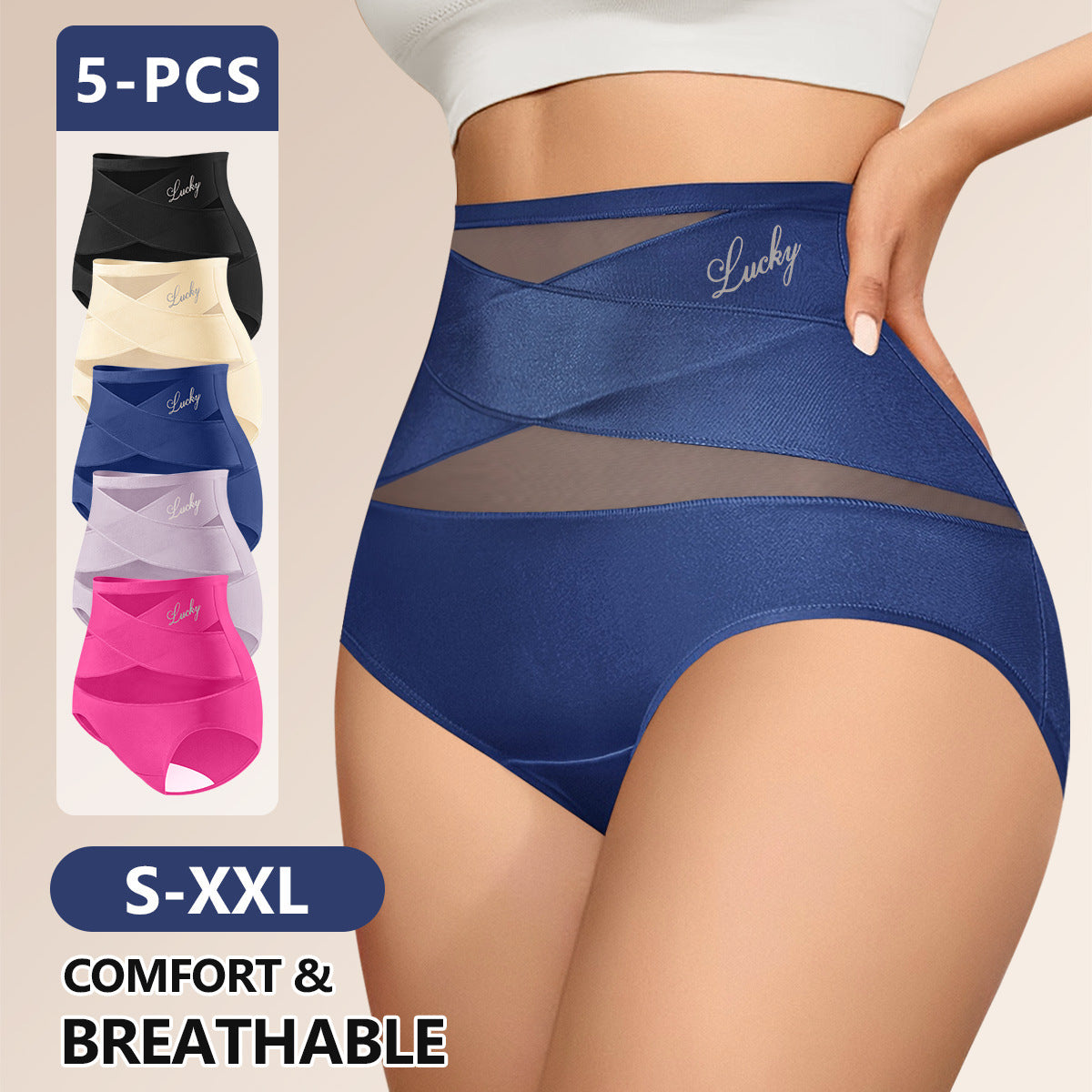 Amazon high-waisted seamless shaping waist trainer and tummy control pants for postpartum belly slimming and butt lifting plus size women's shapewear