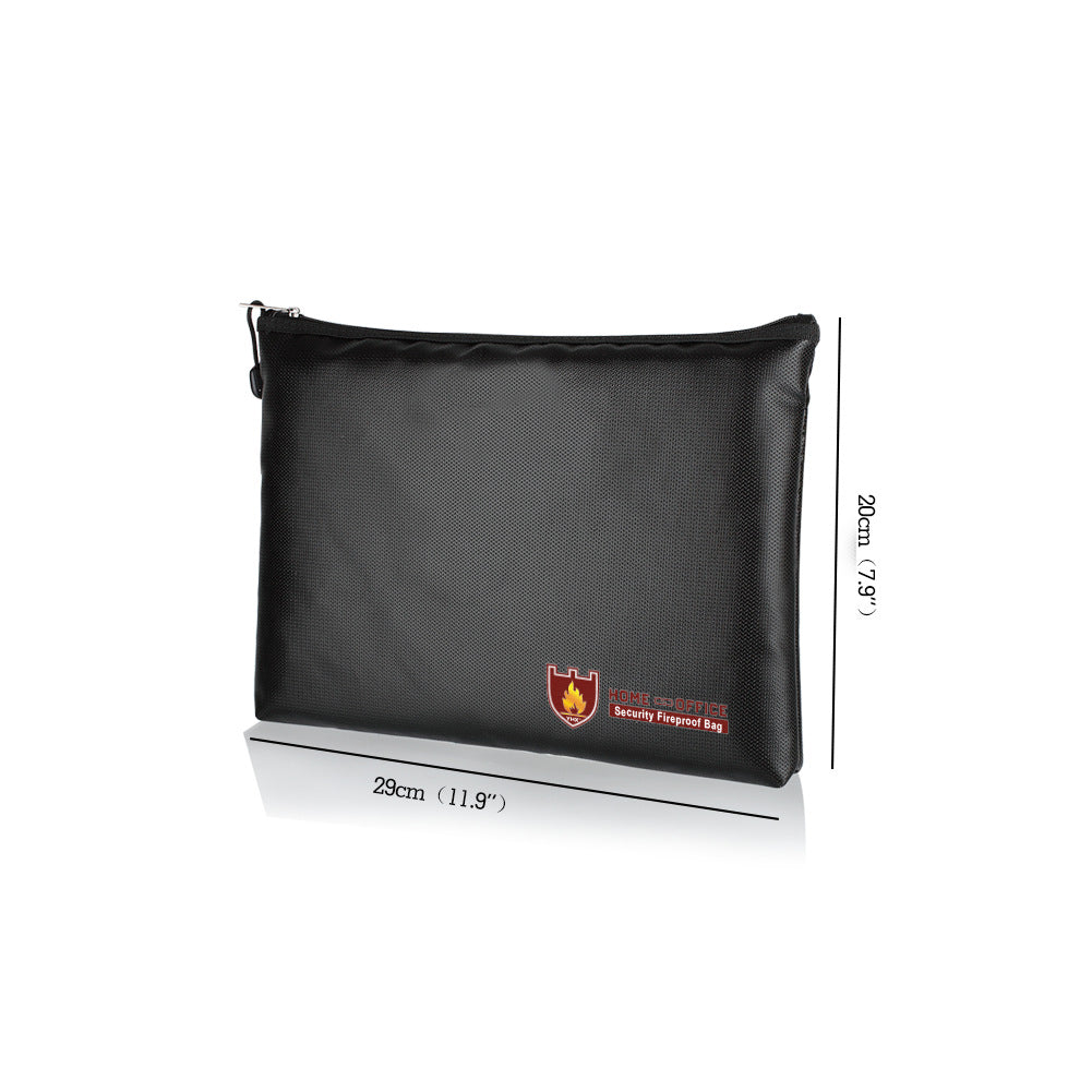 Amazon's hot-selling fireproof bag valuable document storage box waterproof flame retardant fireproof document bag
