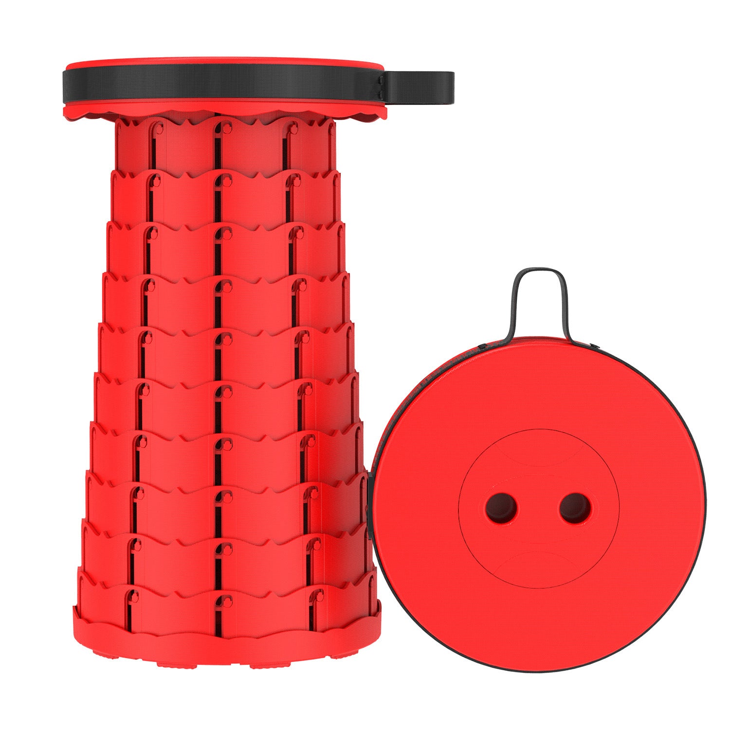 First-hand source of outdoor folding telescopic stool camping fishing portable plastic stool vibrato seagull S leisure adjustable