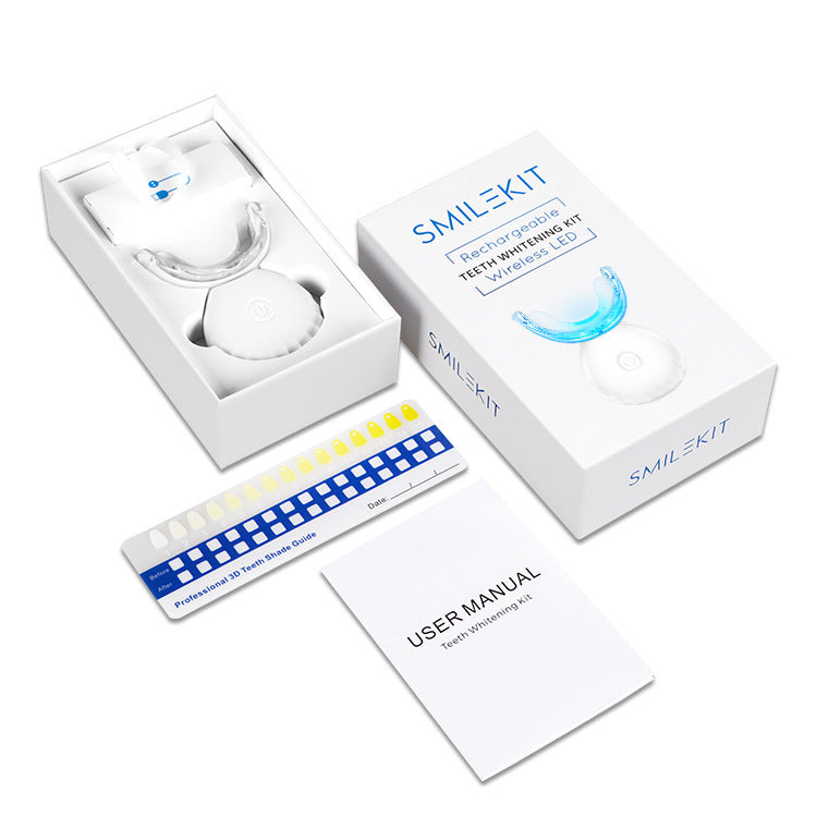 Teeth Whitening Kit Teeth Cleaning Care Teeth Beauty Kit Wireless Charging Light Kit