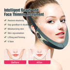 Cross-border new micro-face-lifting instrument, beauty and face-lifting tool, 6 modes, 9 gears, hot compress, wireless remote control, intelligent massage