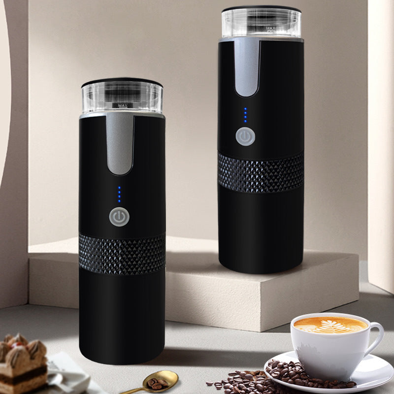 Portable wireless electric coffee machine coffee powder capsule charging outdoor travel car coffee machine cross-border Amazon
