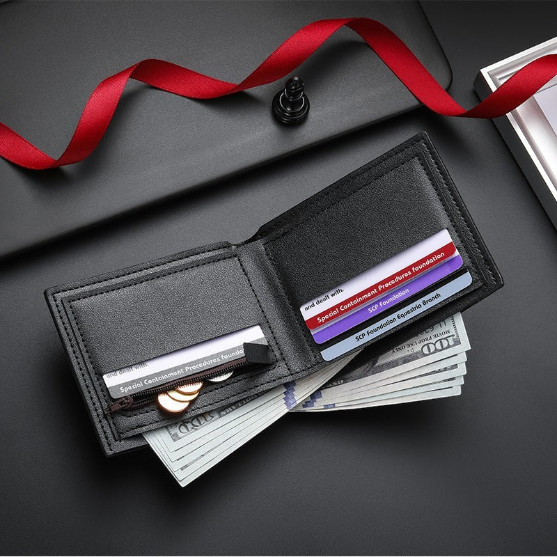 Men's Carbon Fiber Wallet with Coin Pocket | Aladinae