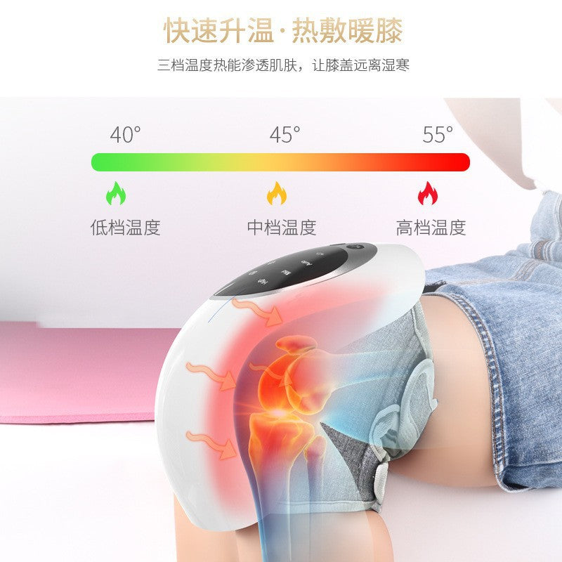 Rechargeable knee massager electric heating knee pad knee infrared heat therapy instrument home small massage instrument