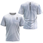 Men's Quick-Dry Mesh T-Shirt - Short Sleeve, Crew Neck